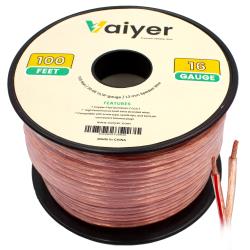 16 Gauge Speaker Wire Cable - 100 ft