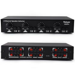 4-channel speaker selector w/ volume con
